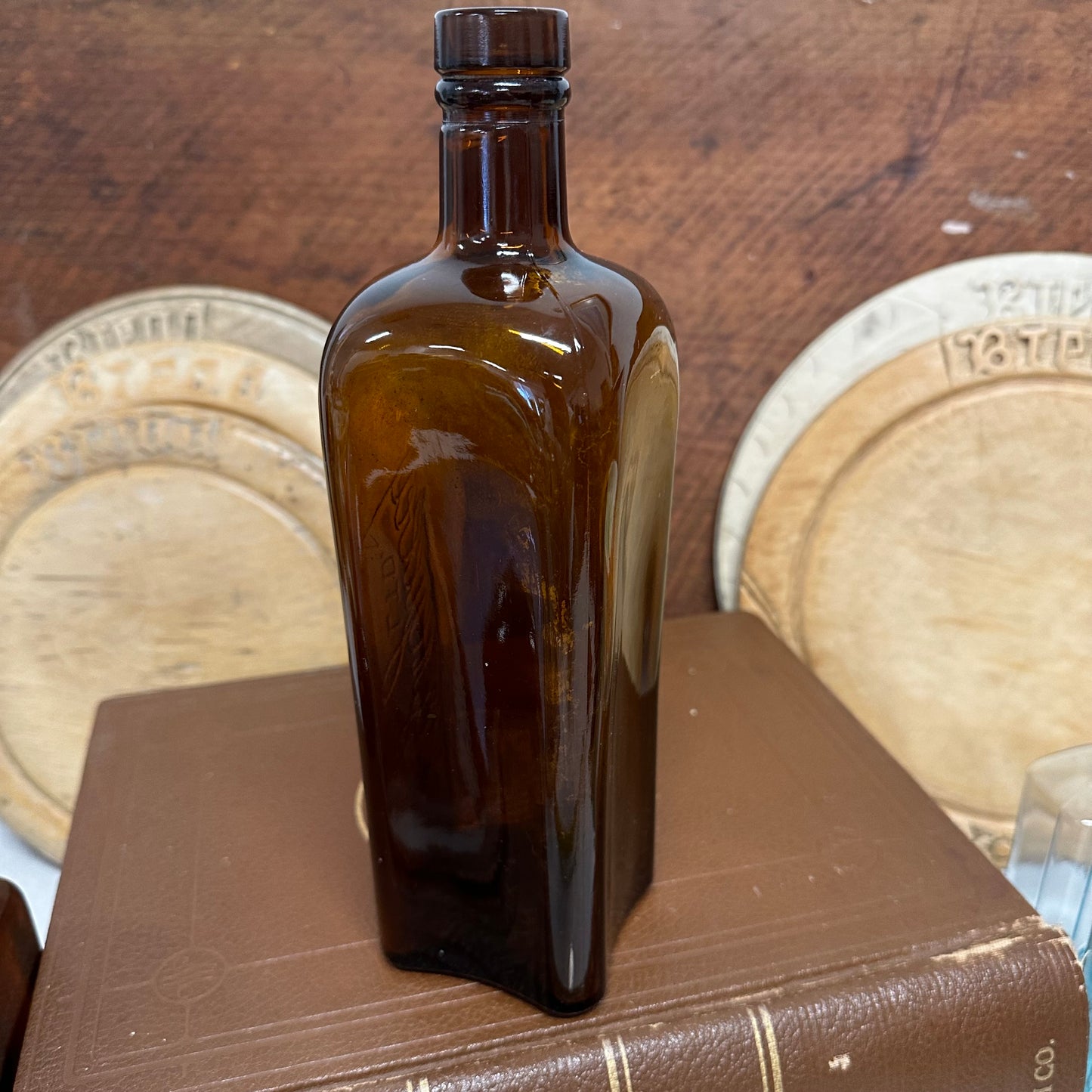 H&A Gilbey Amber Gin Bottle