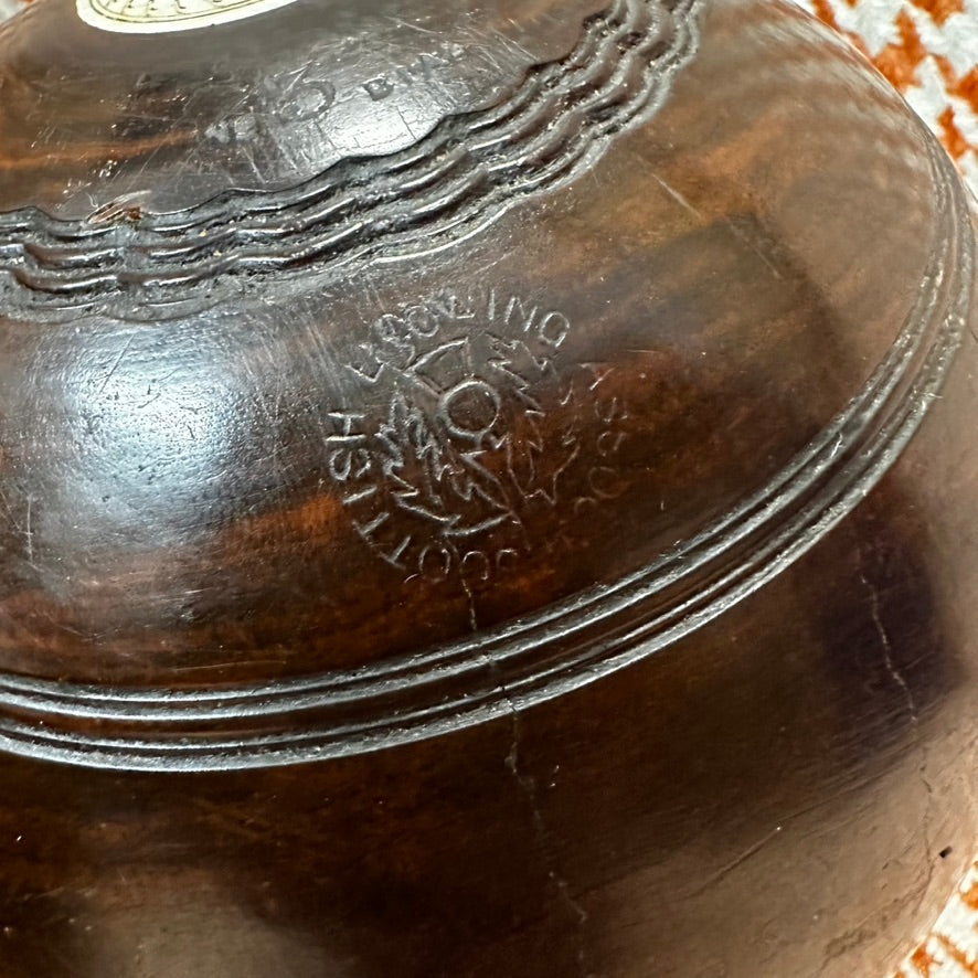 Pair Scottish Garden Bowls by Thomas Taylor DRS