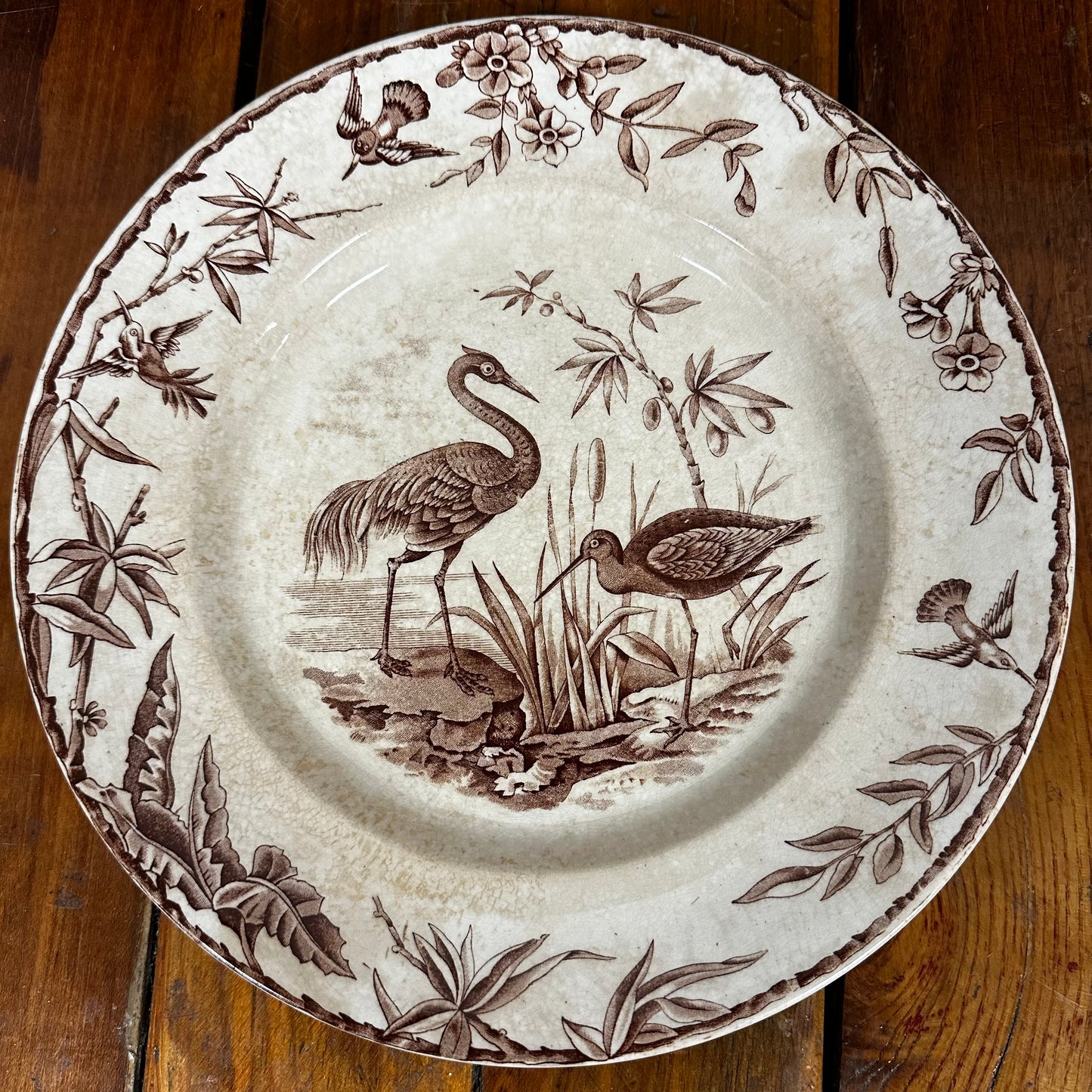 Set of 9 Ridgways Indus Pattern Dinner Plates