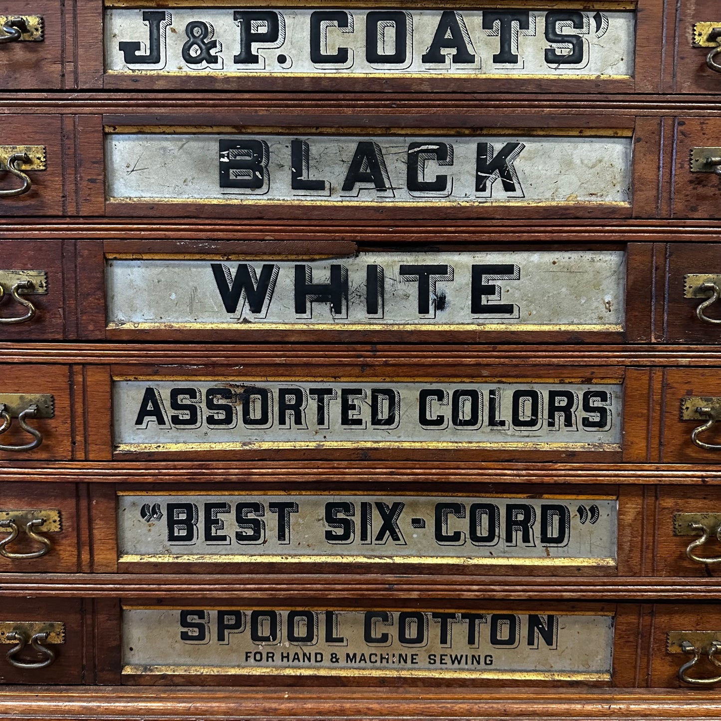 J&P Coats Spool Cabinet