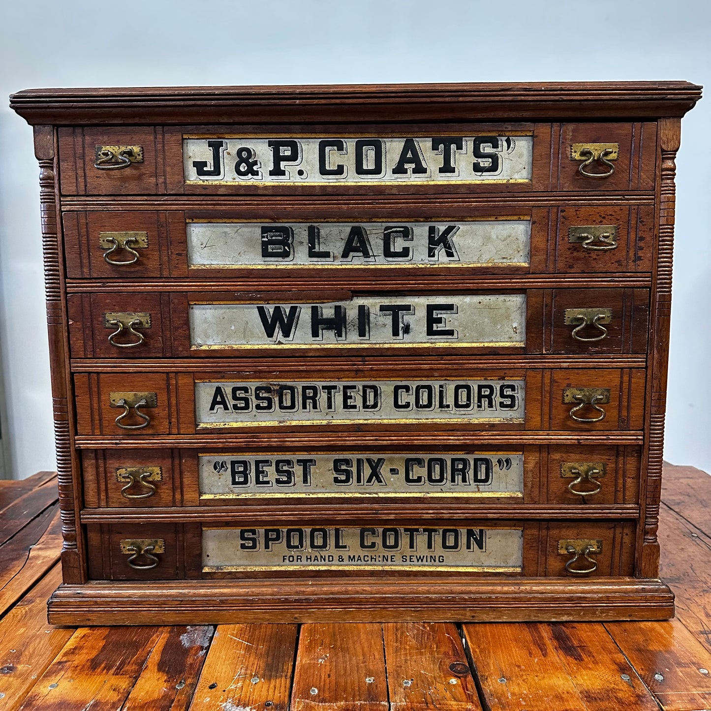 J&P Coats Spool Cabinet