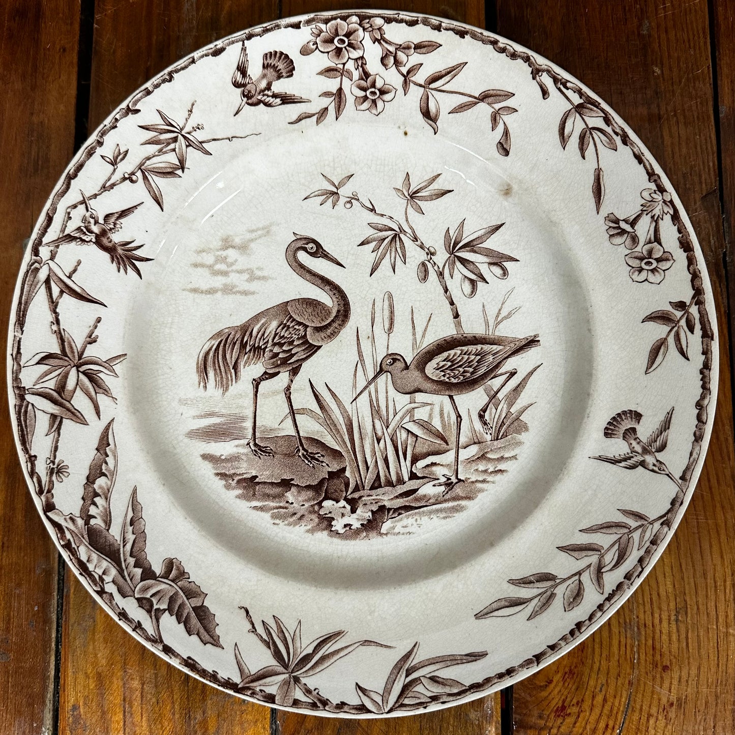 Set of 9 Ridgways Indus Pattern Dinner Plates