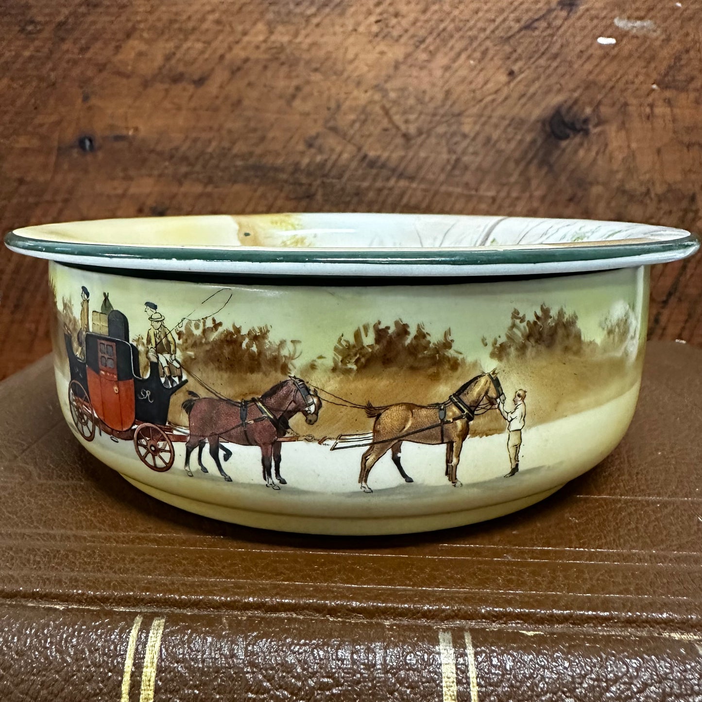Royal Doulton Seriesware Coaching Days Bowl w/ Strainer