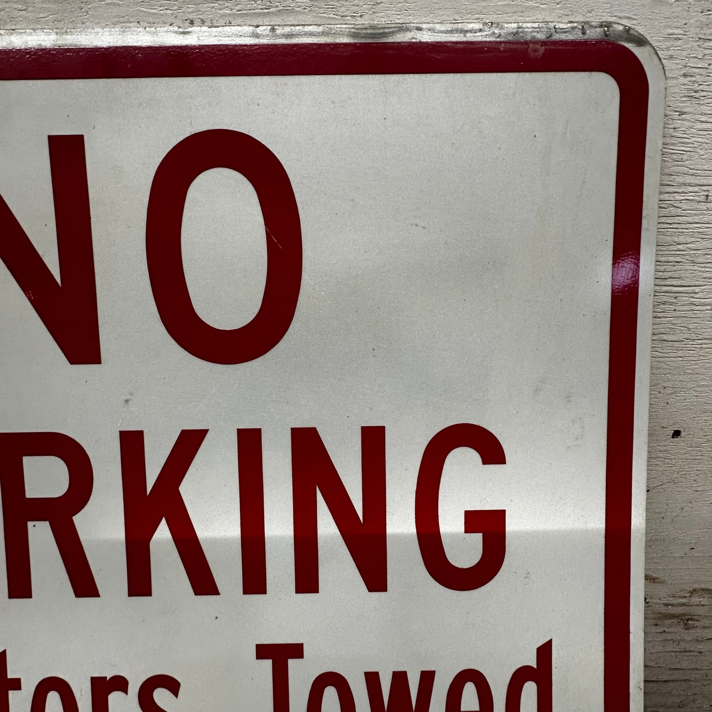 No Parking Violators Towed at Owners Expense