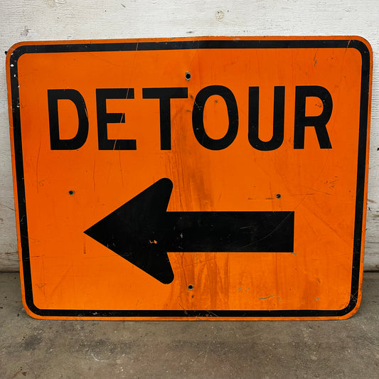 Fox Hill Bridge Detour Sign