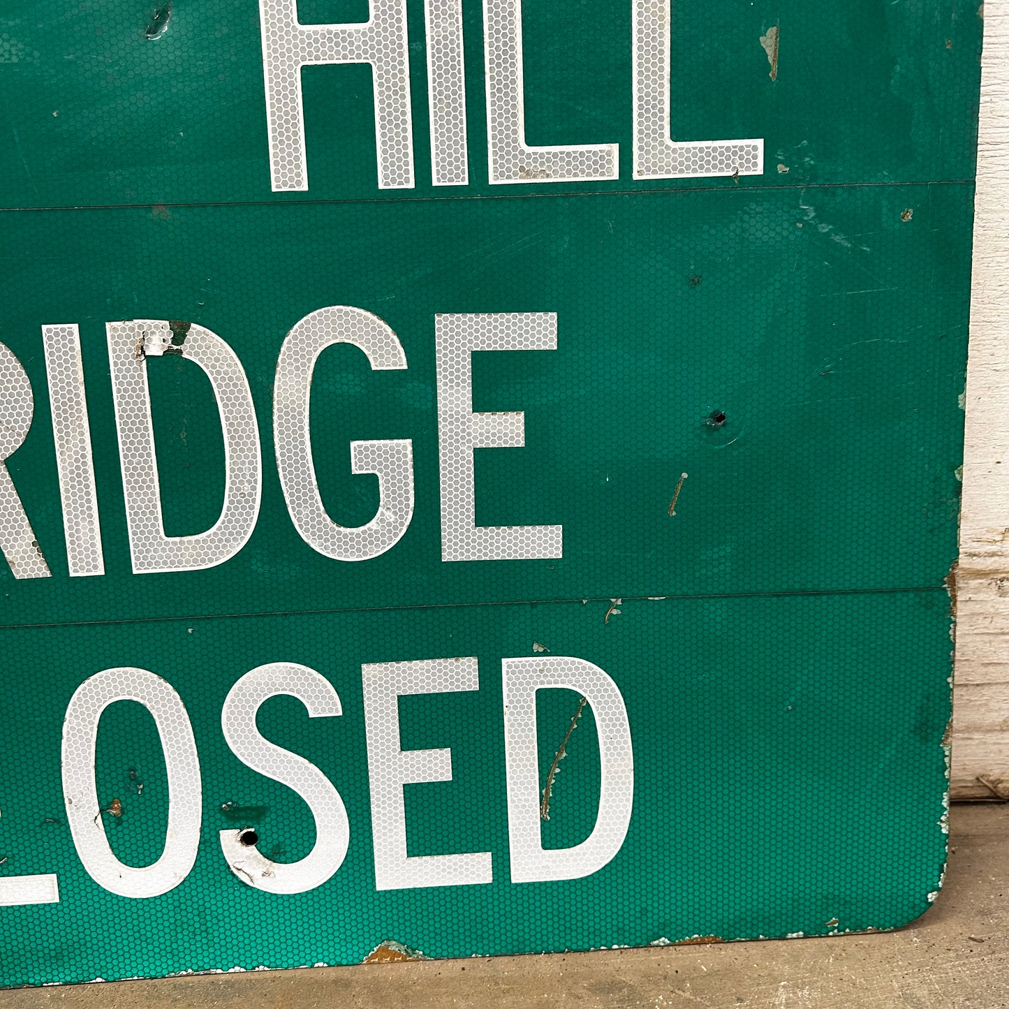 Fox Hill Bridge Detour Sign