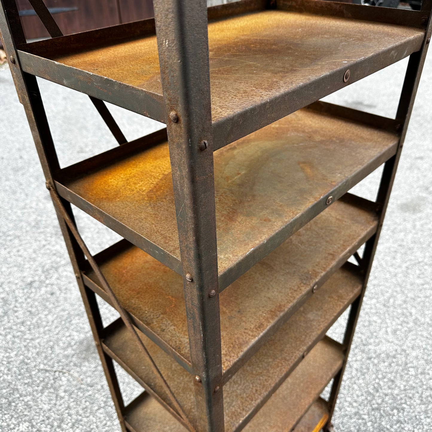 Quaker State Motor Oils Display Rack on Casters