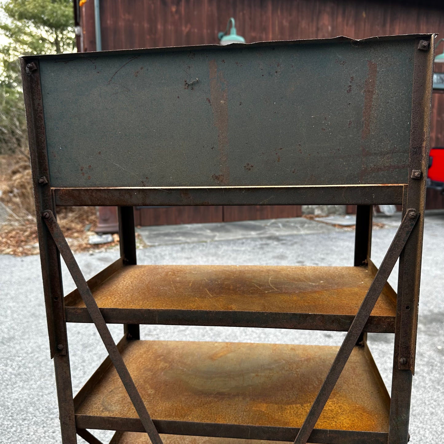 Quaker State Motor Oils Display Rack on Casters