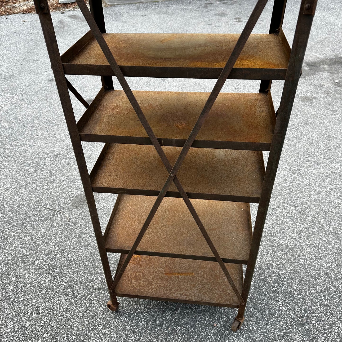 Quaker State Motor Oils Display Rack on Casters