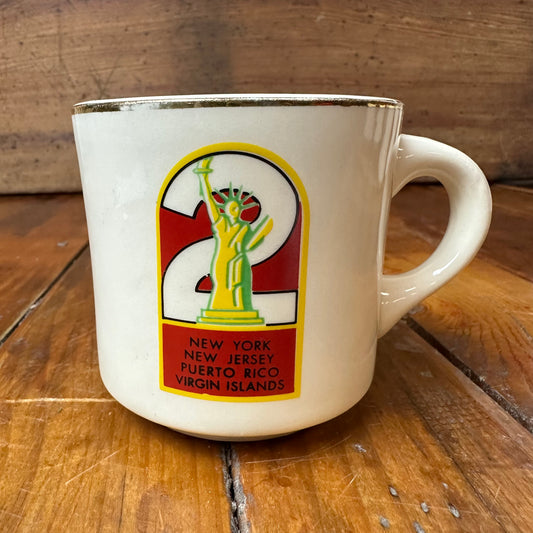 Boy Scout Mug Region 2 NY NJ PR VI Statue of Liberty