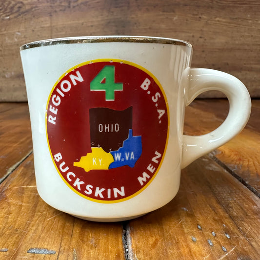 Boy Scout Mug Region 4 Buckskin Men Ohio KY WV
