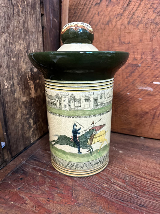 Royal Doulton Seriesware Bayeaux Tapestry Tobacco Canister Humidor