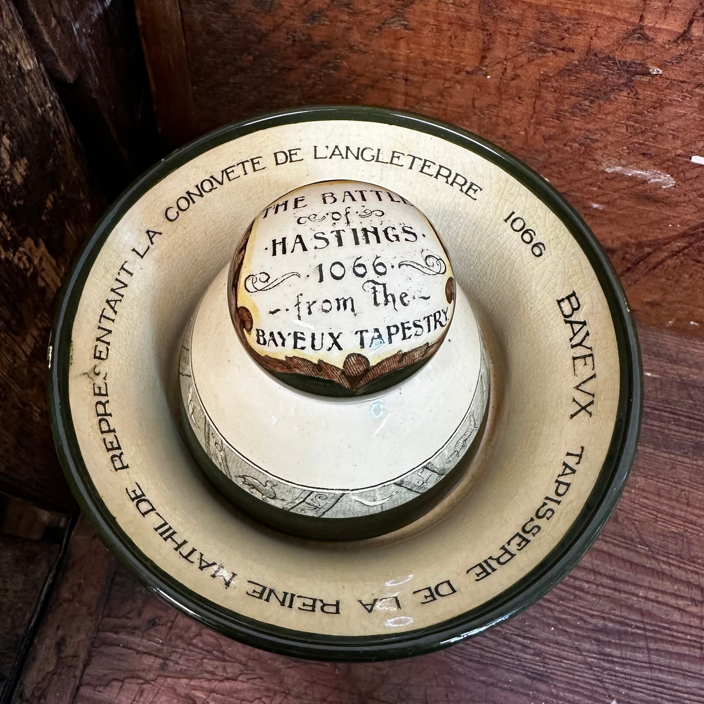 Royal Doulton Seriesware Bayeaux Tapestry Tobacco Canister Humidor