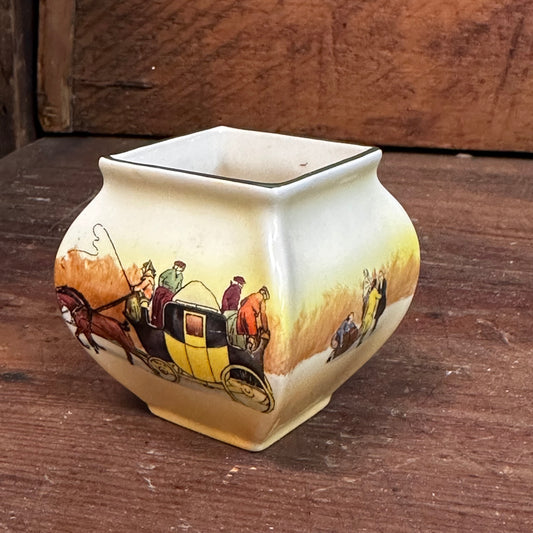 Royal Doulton Seriesware Mini Vase Coaching Days