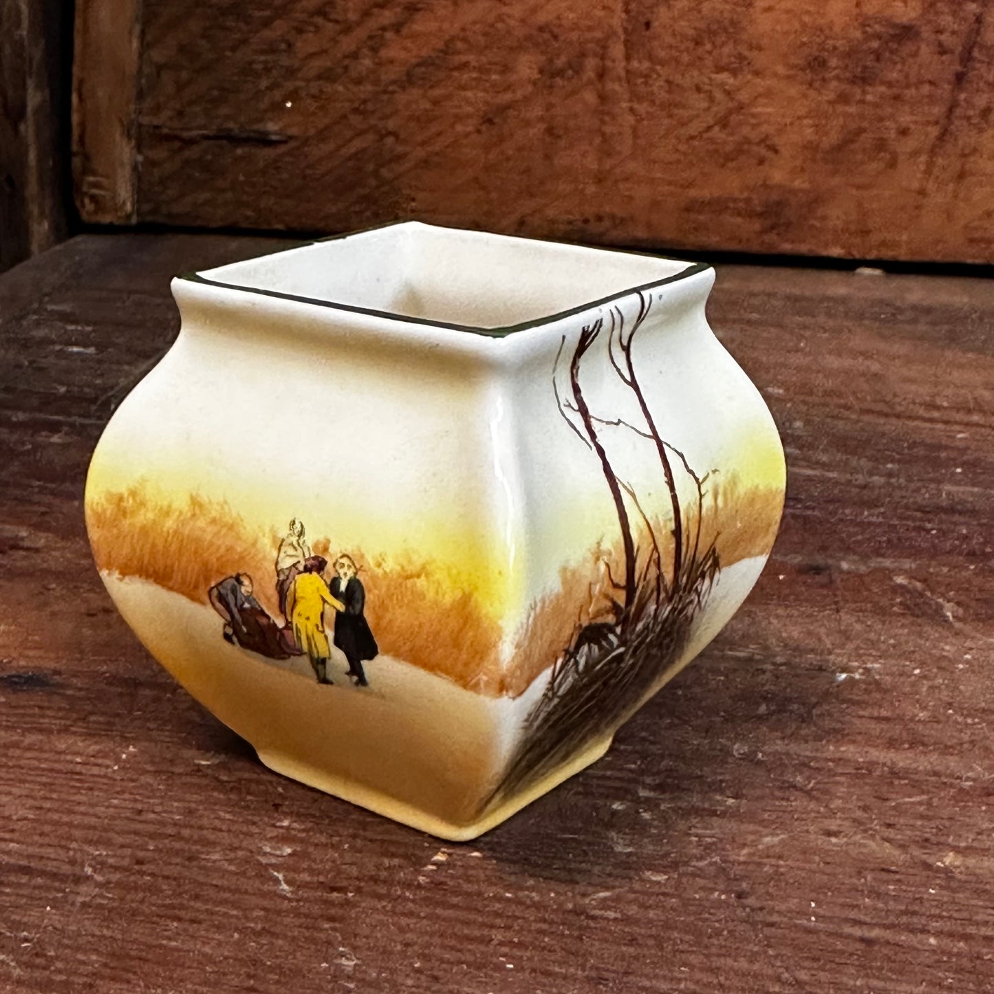 Royal Doulton Seriesware Mini Vase Coaching Days
