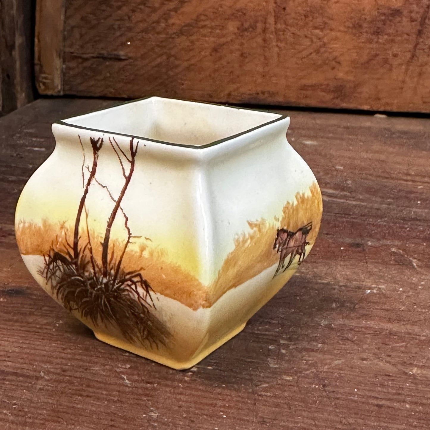 Royal Doulton Seriesware Mini Vase Coaching Days