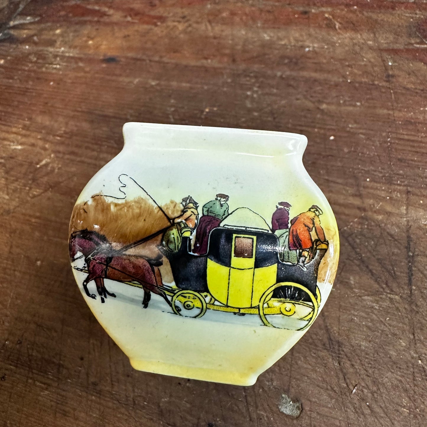 Royal Doulton Seriesware Mini Vase Coaching Days