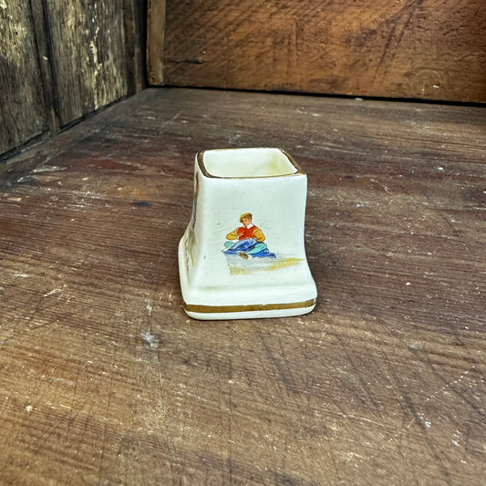 Royal Winton Grimwades Toothpick Holder Mustard Pot Old English Markets