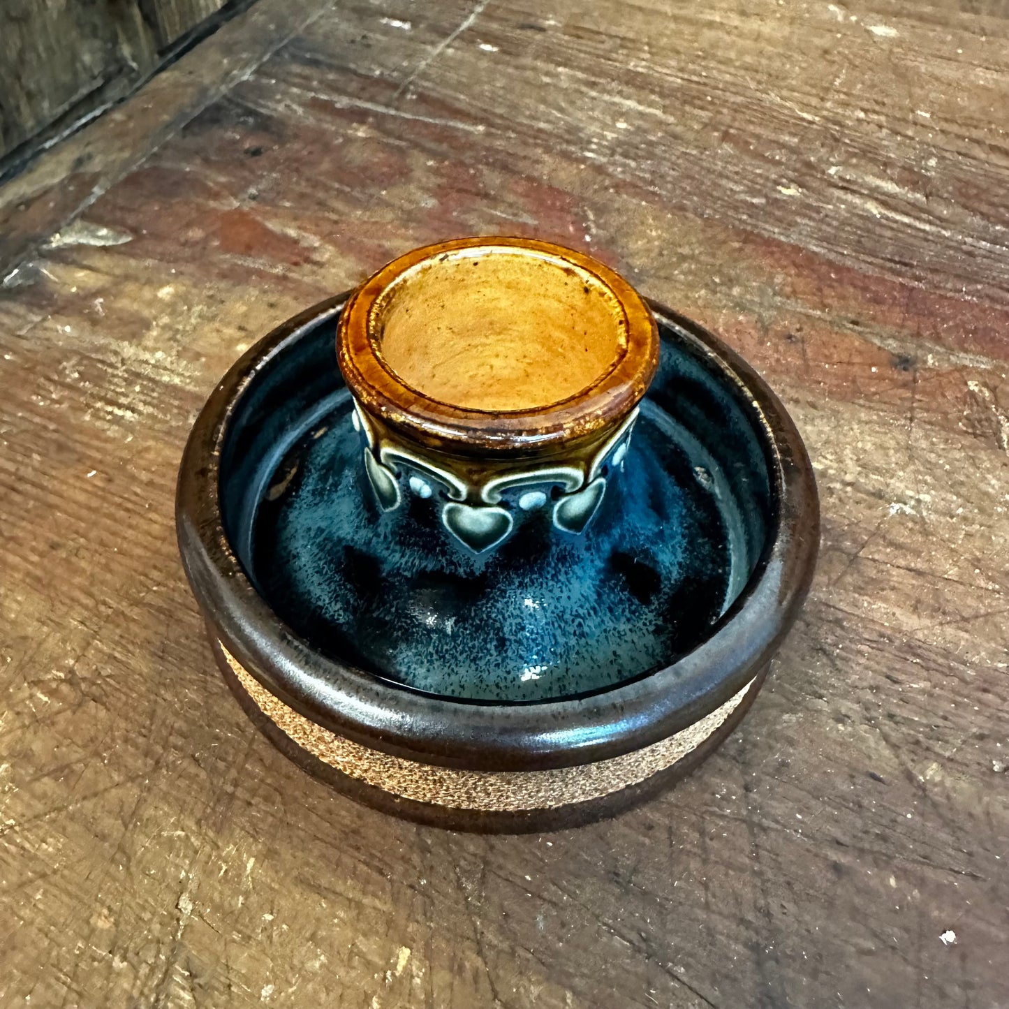 Royal Doulton Stoneware Match Holder and Striker