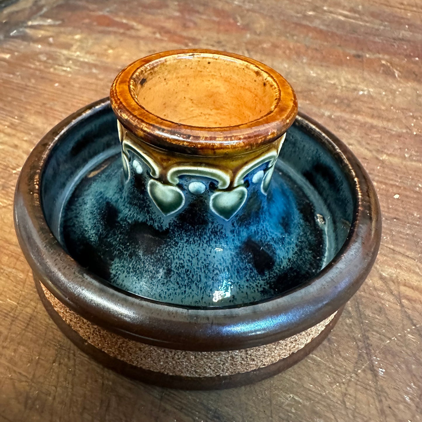 Royal Doulton Stoneware Match Holder and Striker