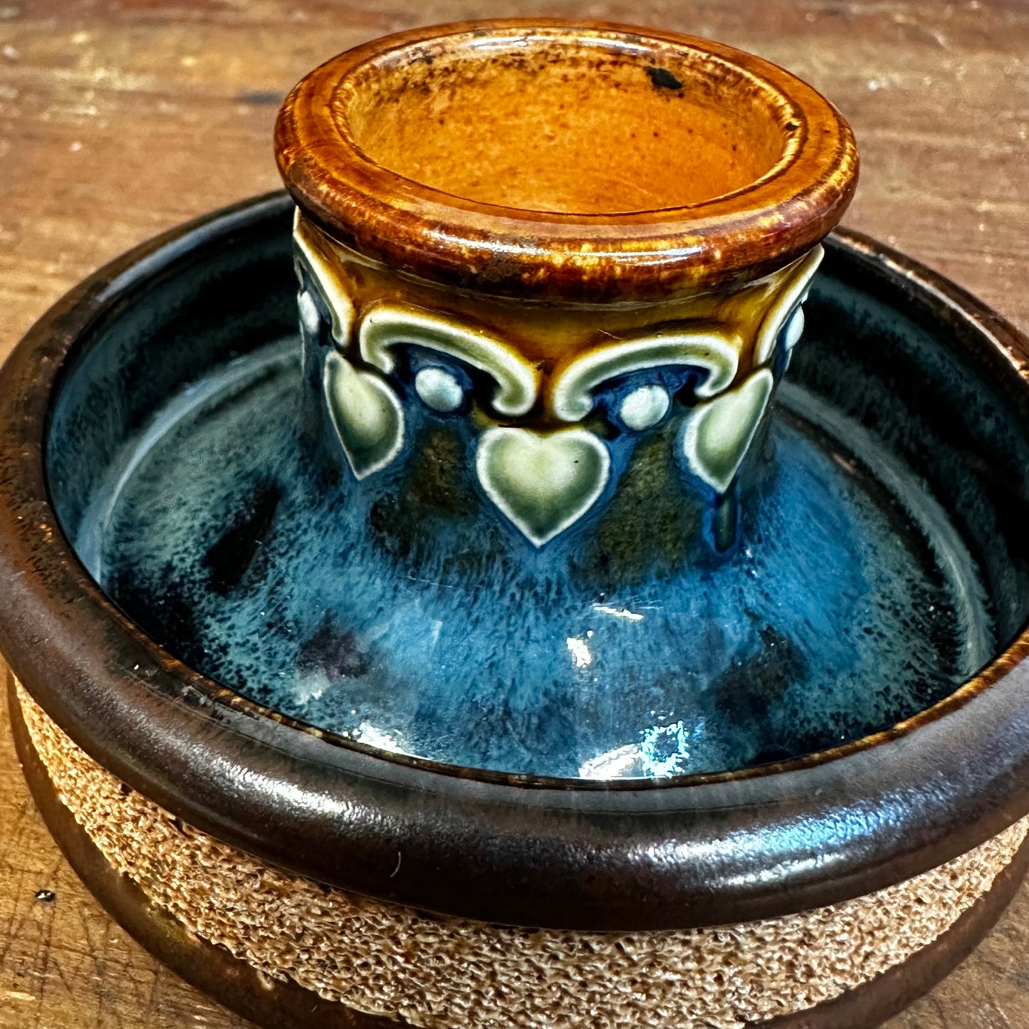 Royal Doulton Stoneware Match Holder and Striker
