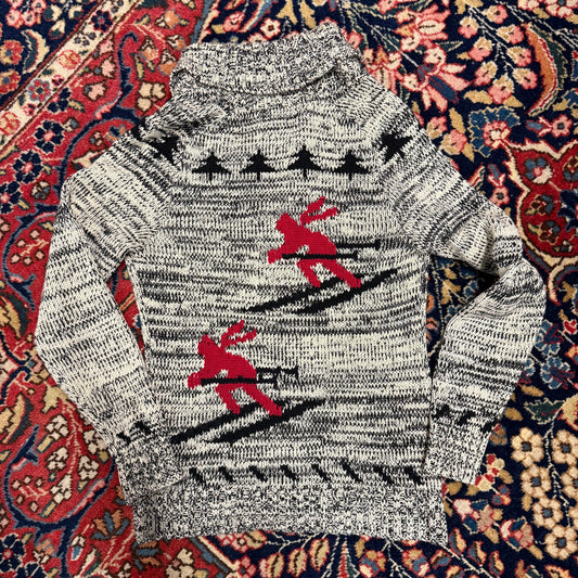 Vintage Lauren Ralph Lauren Active Shawl Collar Fullzip Sweater