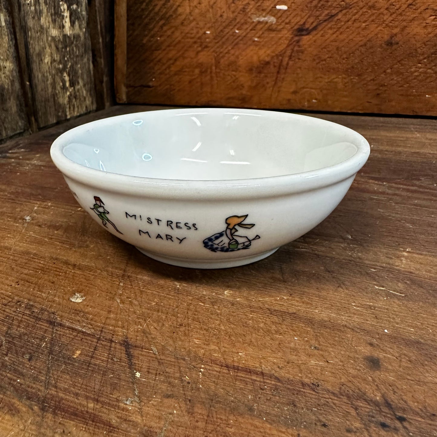 Nursery Rhyme Chili Bowl Restaurantware Syracuse China 1949
