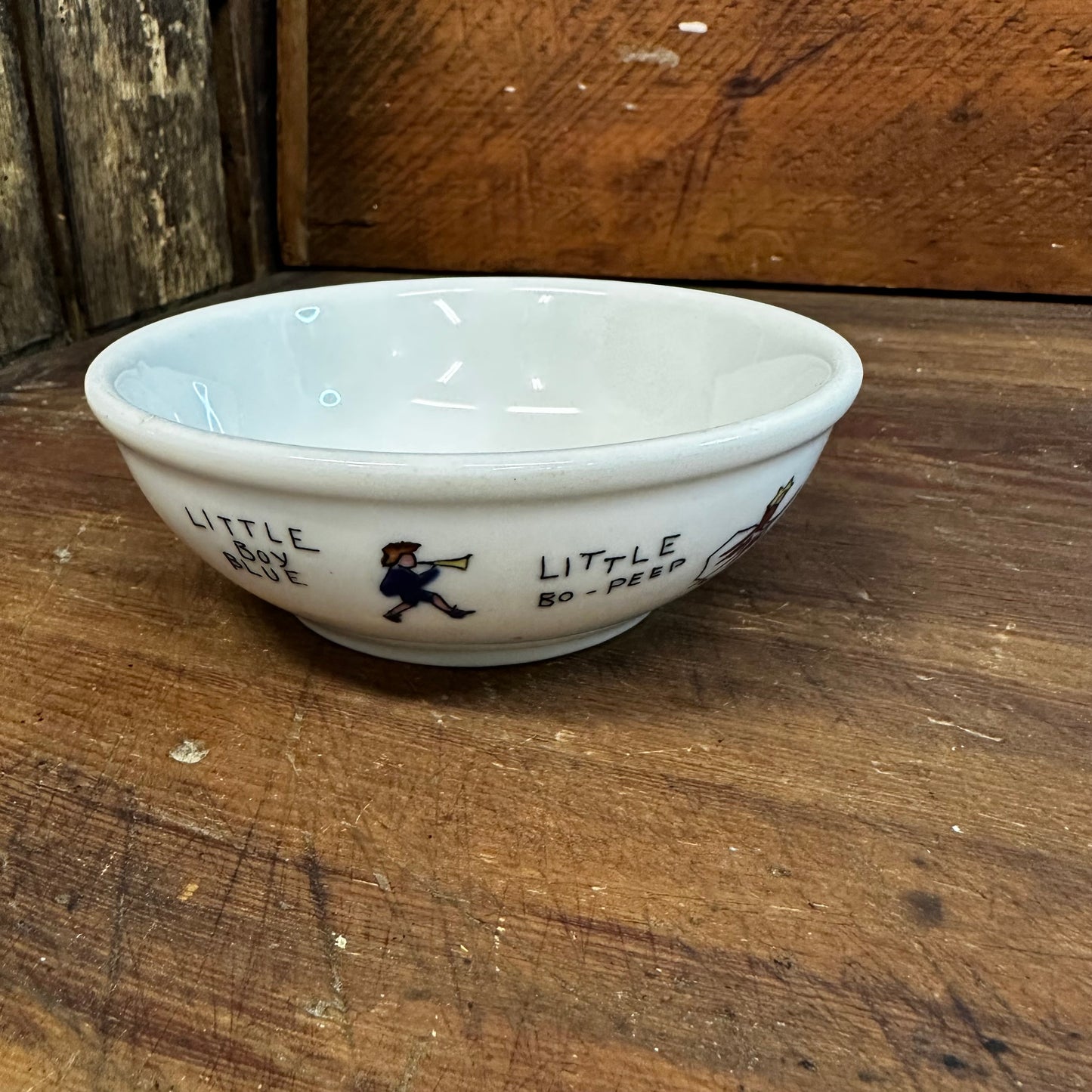 Nursery Rhyme Chili Bowl Restaurantware Syracuse China 1949