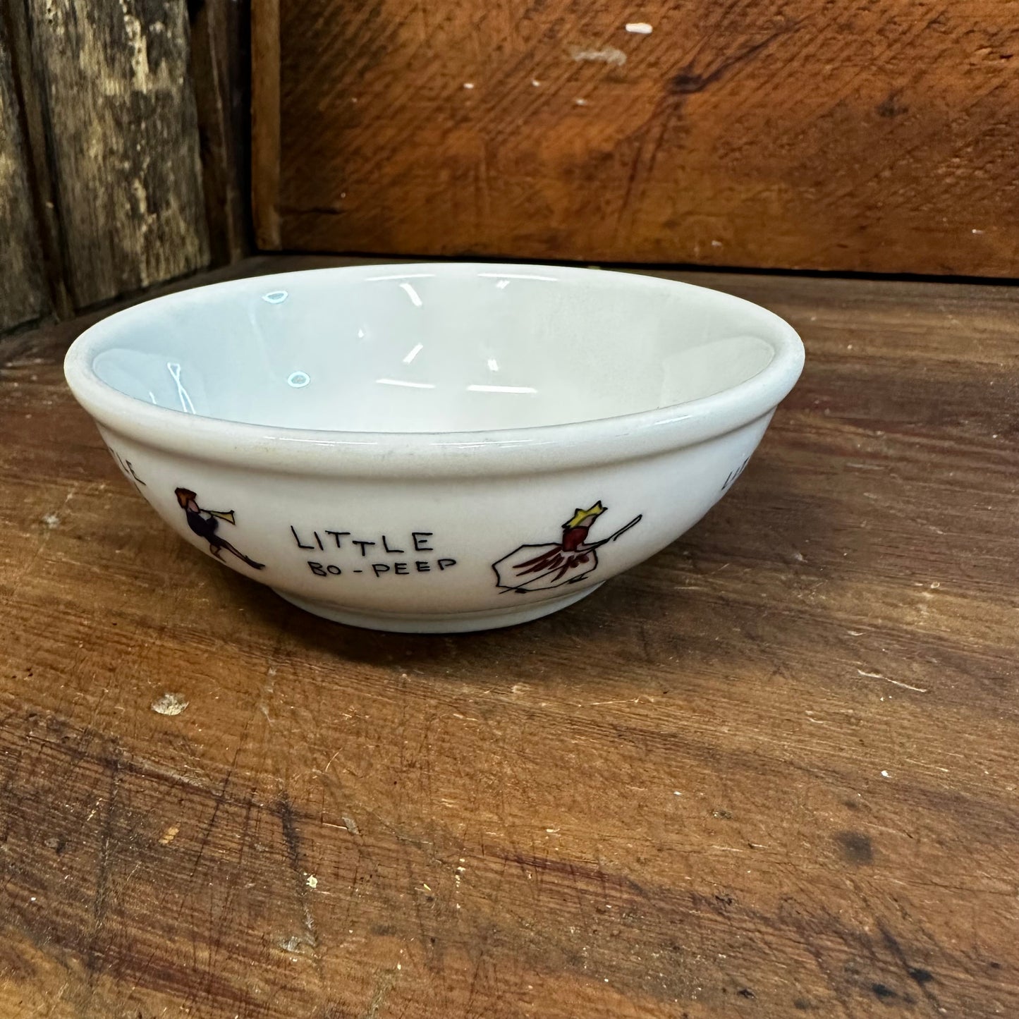 Nursery Rhyme Chili Bowl Restaurantware Syracuse China 1949