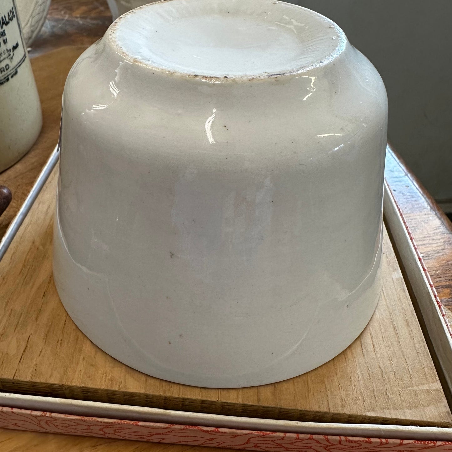 Ironstone Tea Waste Bowl