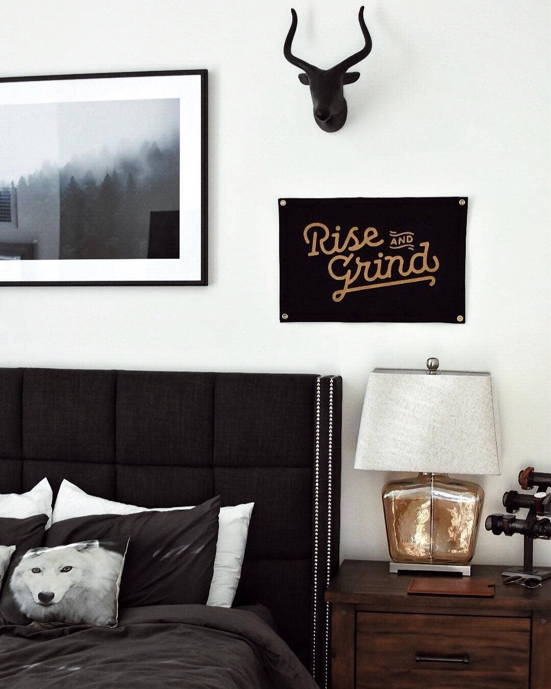 Rise & Grind Camp Flag