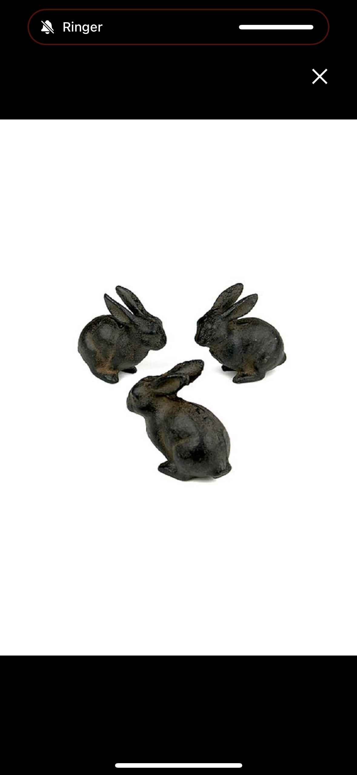 Cast Iron Bunny