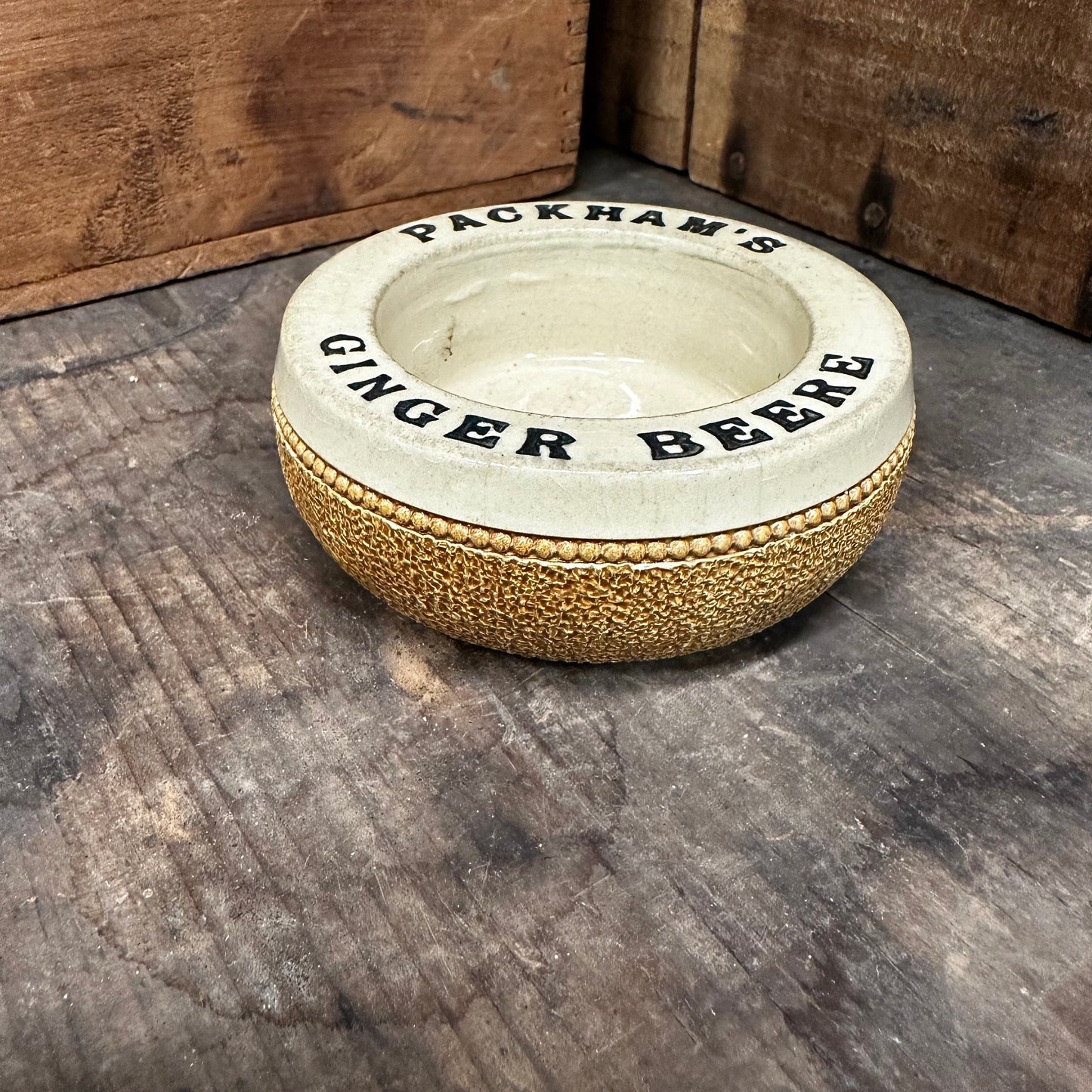 Match Strike Ashtray Advertising Packham's Ginger Beere Beer 1023