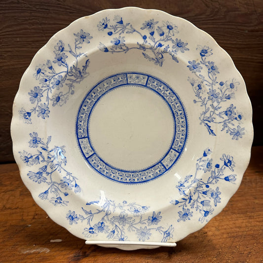 Blue Transferware 9 5/8" Bowl Furnivals Kew