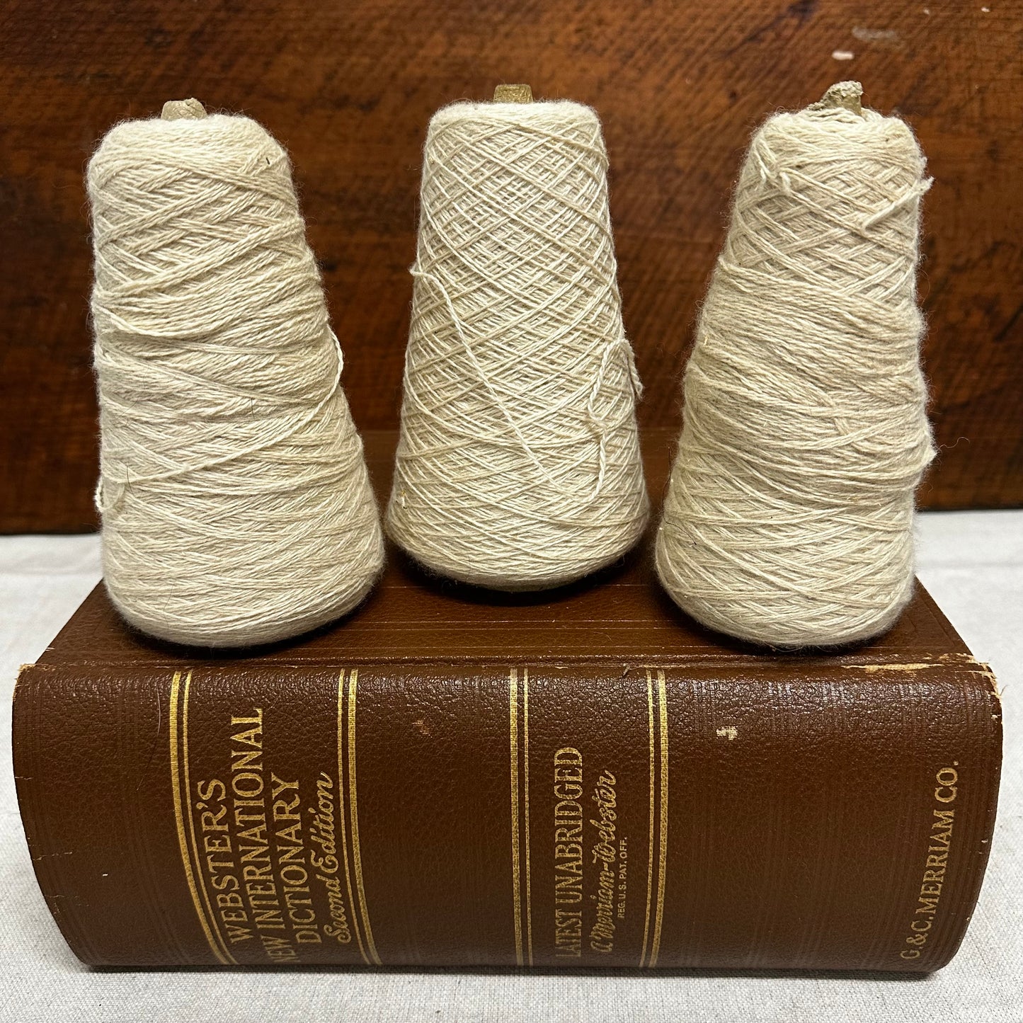 Medium Blue Wool Yarn Cone (Copy)
