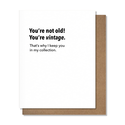 Vintage Bday - Birthday Card