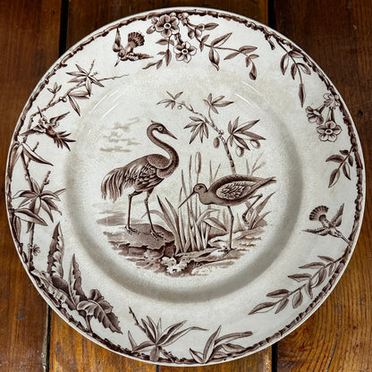 Set of 9 Ridgways Indus Pattern Dinner Plates