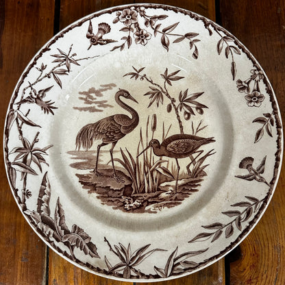 Set of 9 Ridgways Indus Pattern Dinner Plates