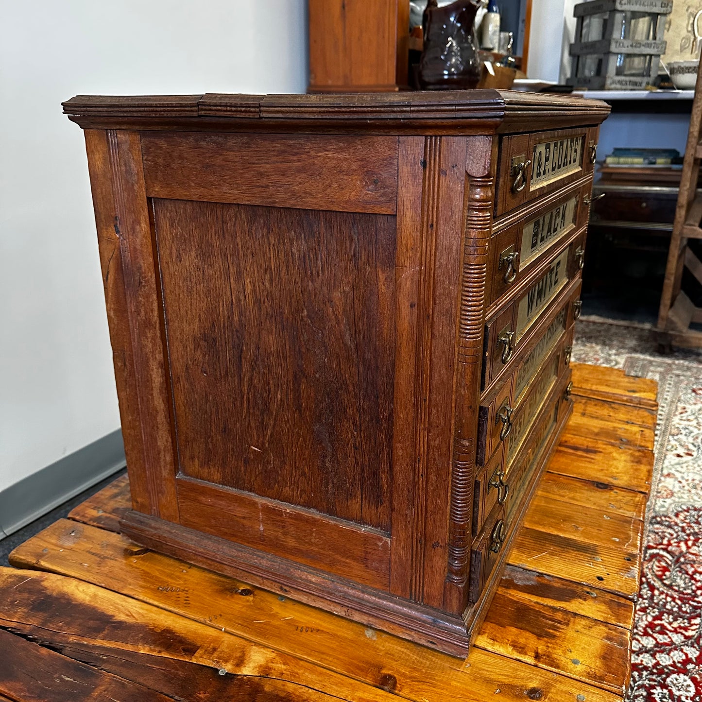 J&P Coats Spool Cabinet