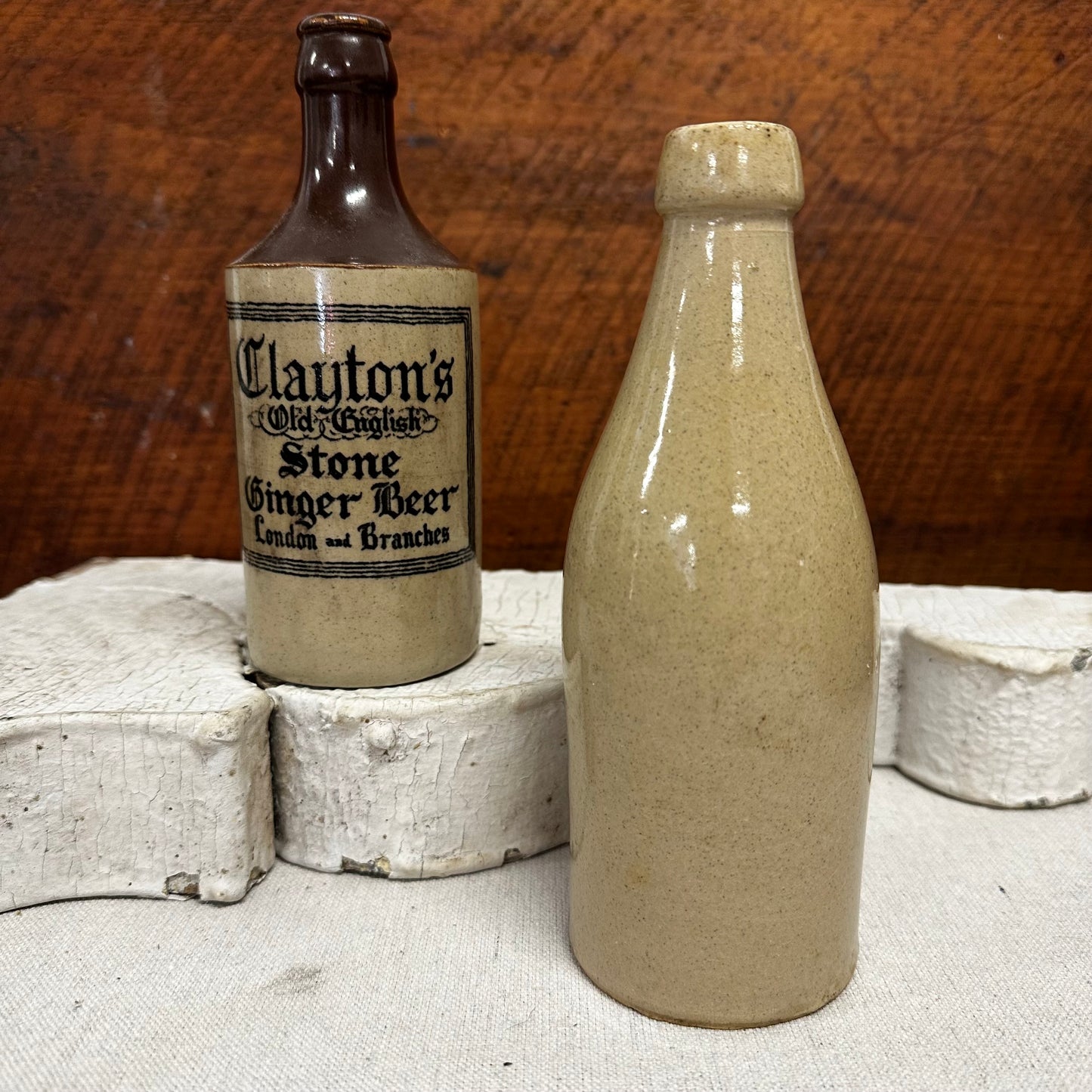 Stoneware Ginger Beer Bottles