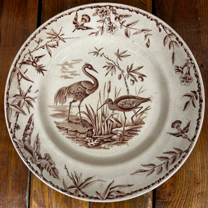 Set of 9 Ridgways Indus Pattern Dinner Plates