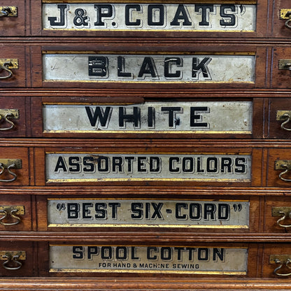 J&P Coats Spool Cabinet