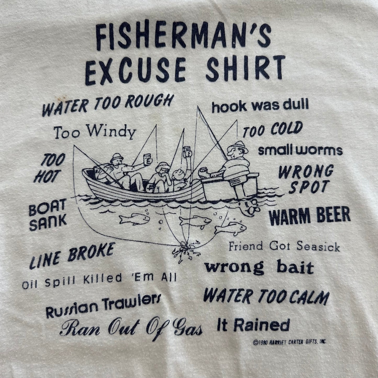 Vintage Fisherman’s Excuse Shirt XL