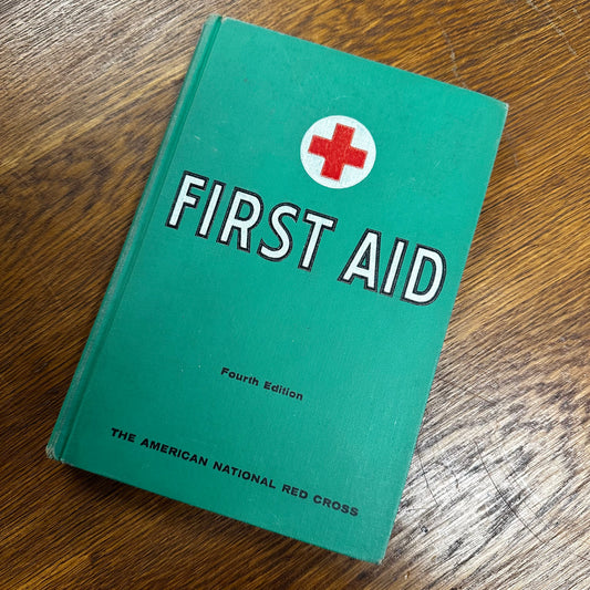 Vintage First Aid Book American Red Cross