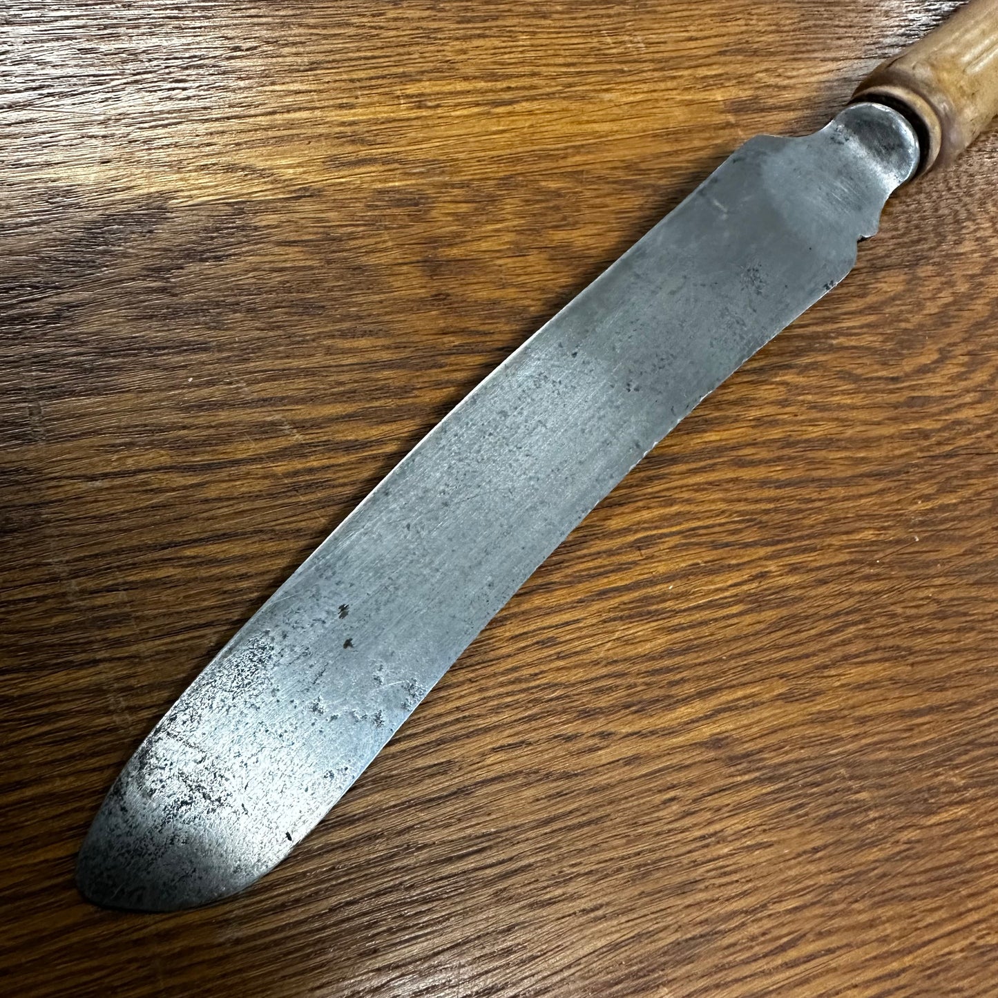 Carved Edwardian Bread Knife