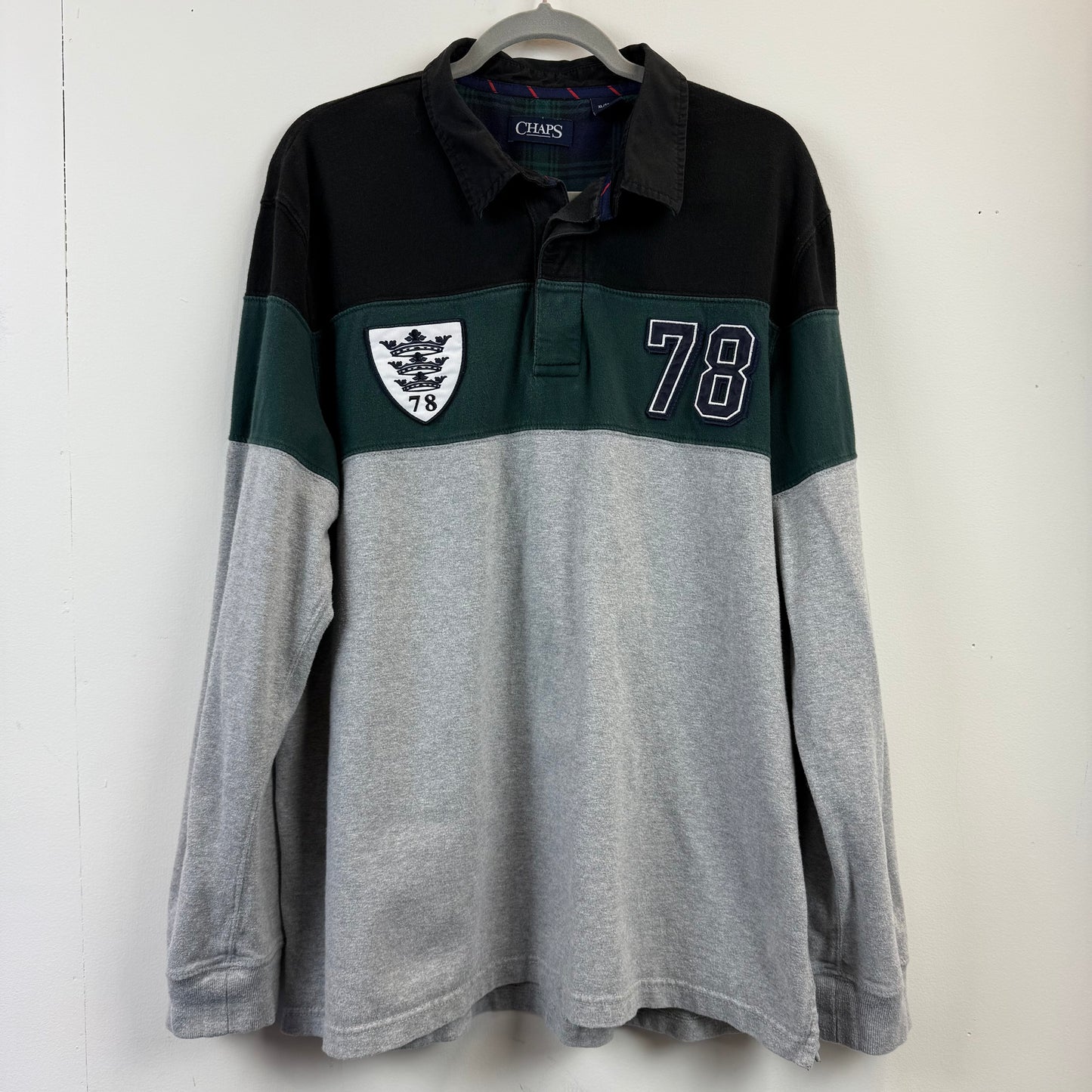 Chaps Ralph Lauren Rugby XL - Black Green Grey