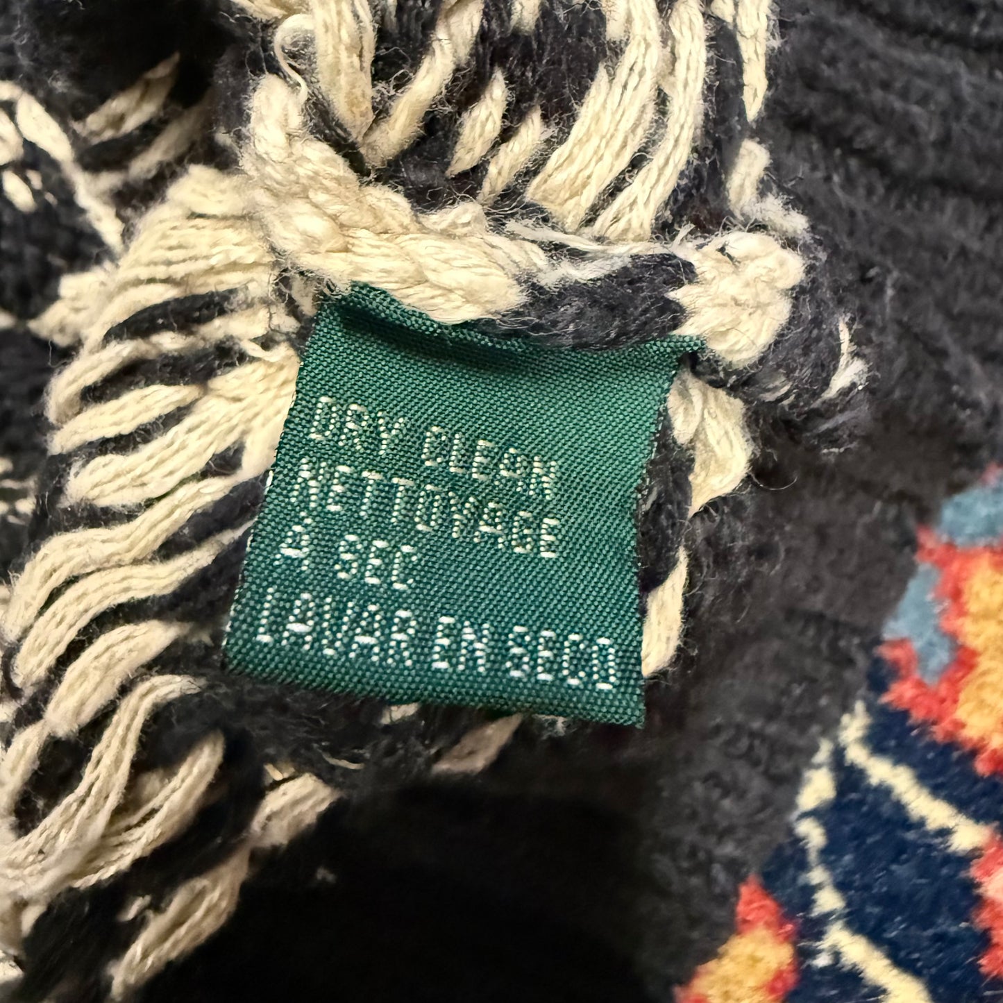 Vintage Lauren Ralph Lauren Petite Handknit Downhill Skiier Sweater