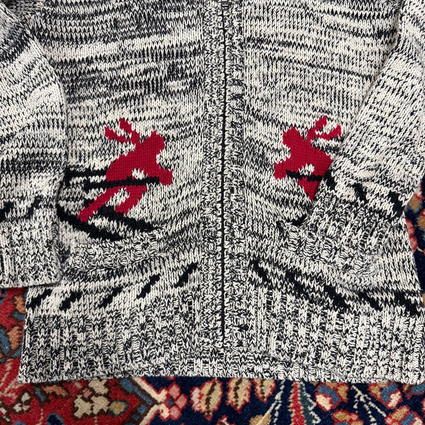 Vintage Lauren Ralph Lauren Active Shawl Collar Fullzip Sweater