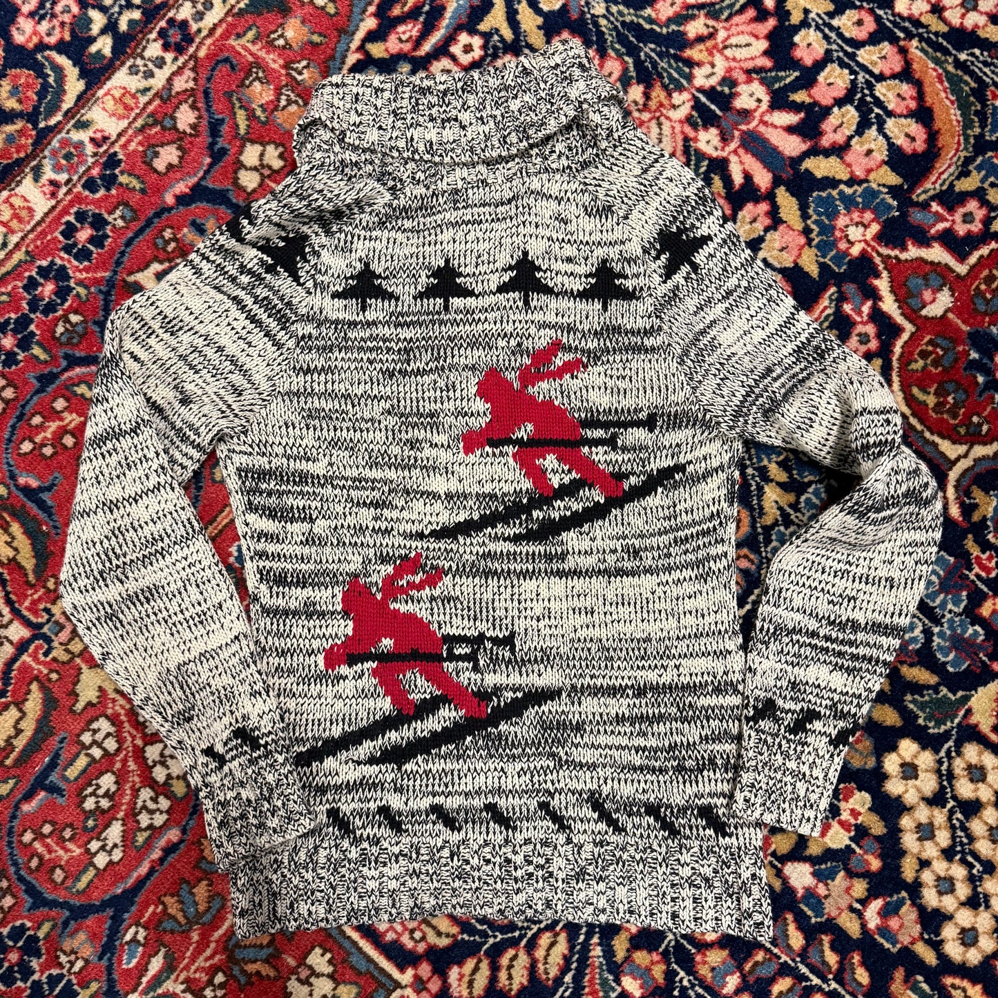 Vintage Lauren Ralph Lauren Active Shawl Collar Fullzip Sweater