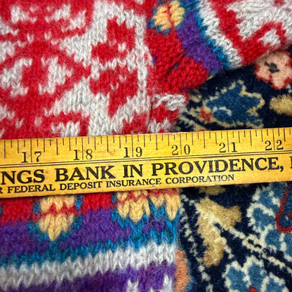 Vintage Chaps Ralph Lauren Shetland Wool Snowflake Fair Isle Sweater